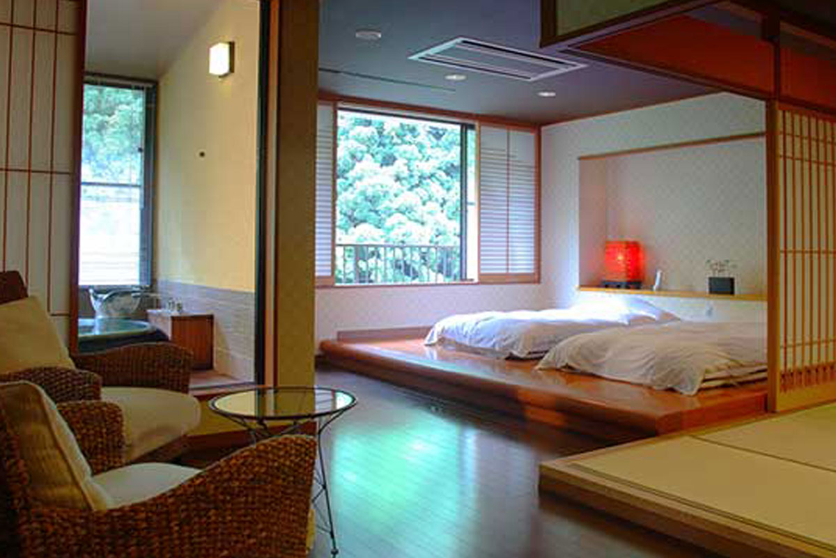 露天風呂付き客室