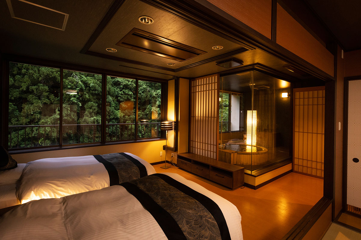 露天風呂付き客室