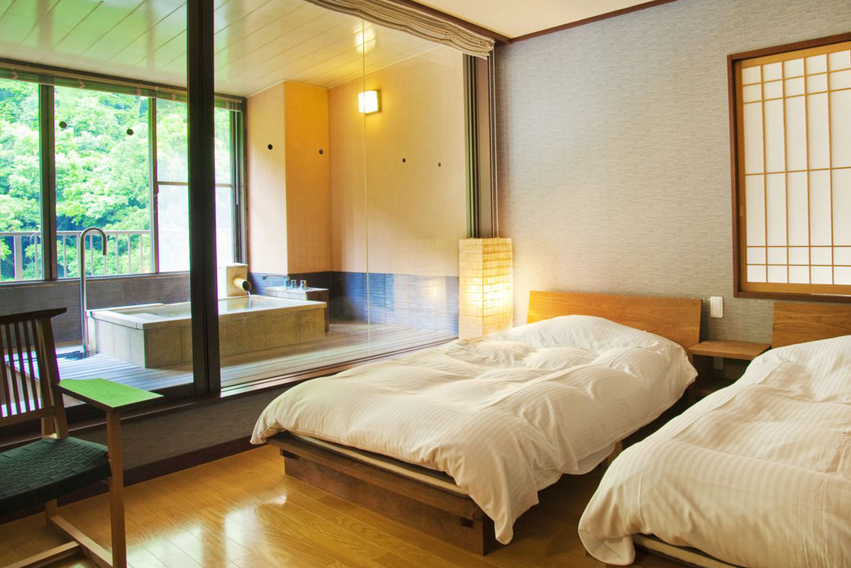 露天風呂付き客室