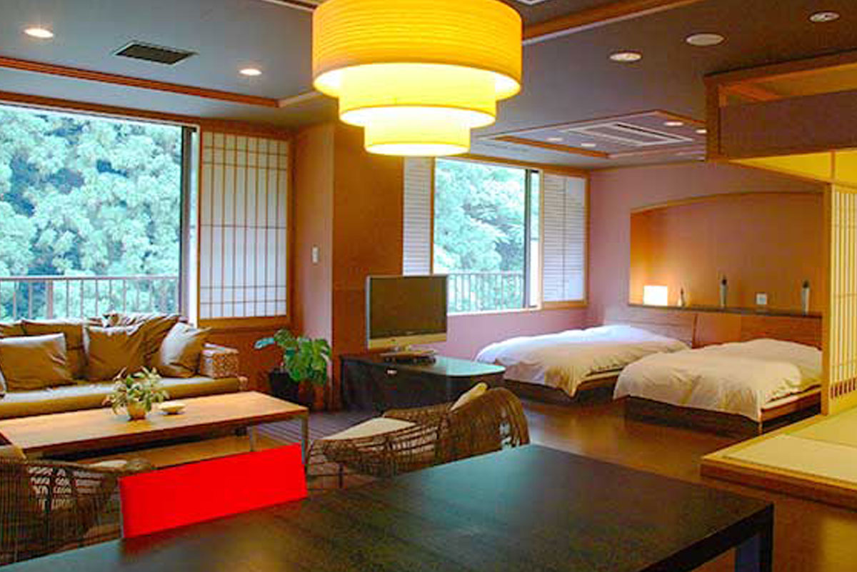 露天風呂付き客室