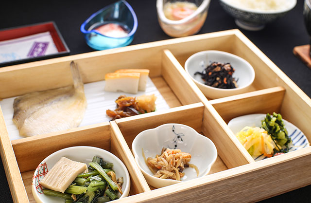 朝食会場